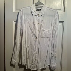 Style Envy White Men’s Button-Up Shirt